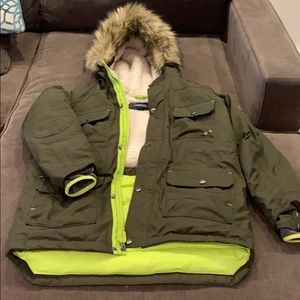 Kids expedition down winter parka from Lands End